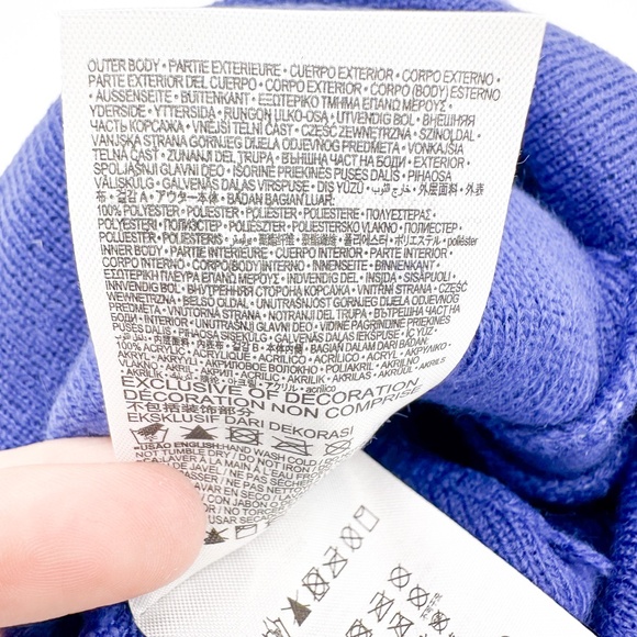 Nike Blue & Gray Winter Hat and Gloves Set - Picture 4 of 5